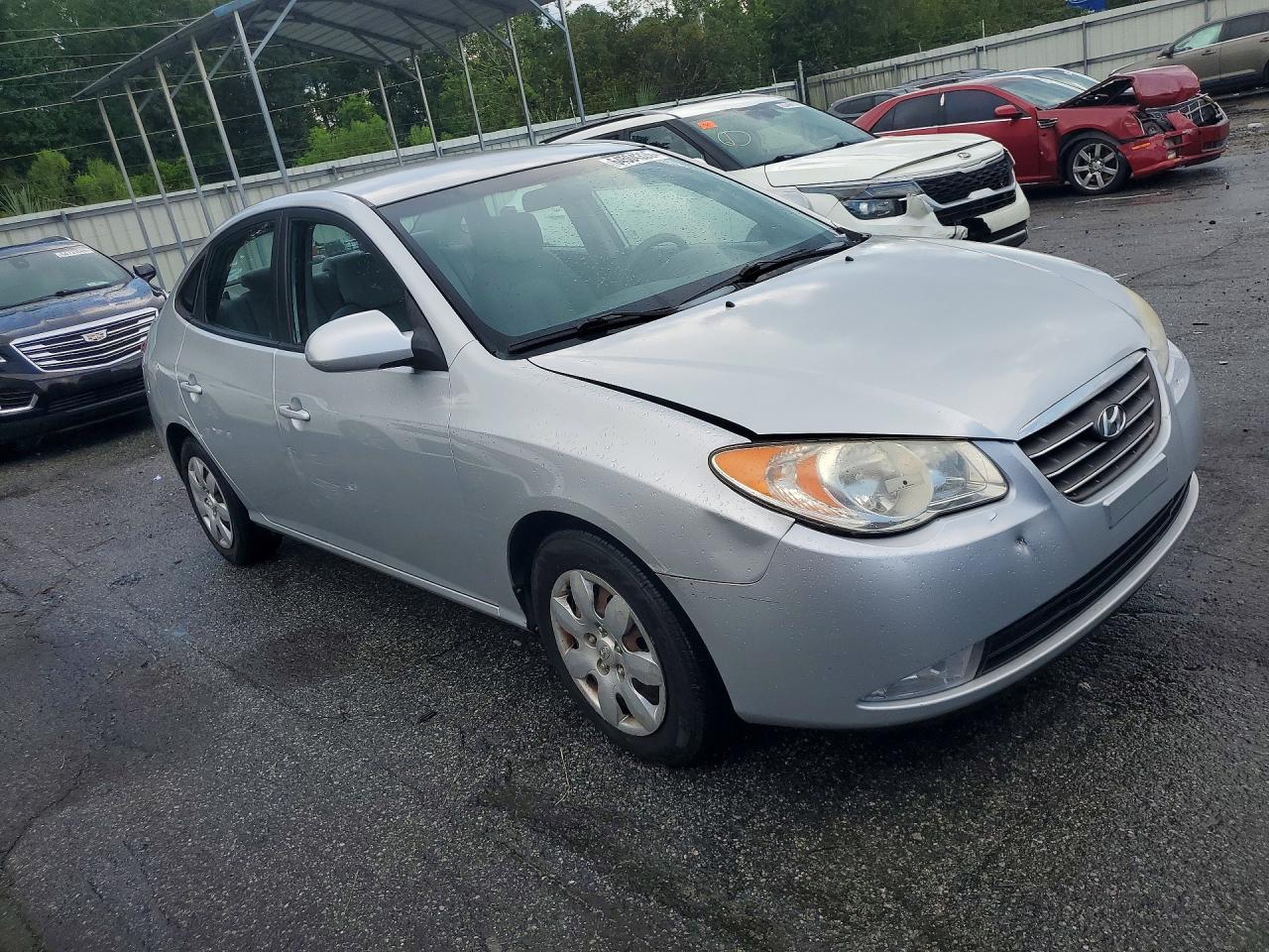 2009 Hyundai Elantra Gls Silver vin: KMHDU46D59U684133