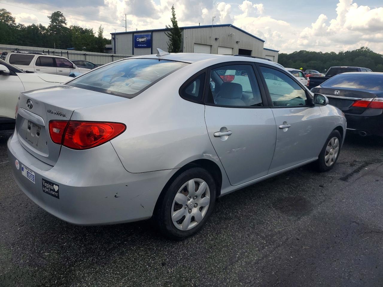 2009 Hyundai Elantra Gls Silver vin: KMHDU46D59U684133