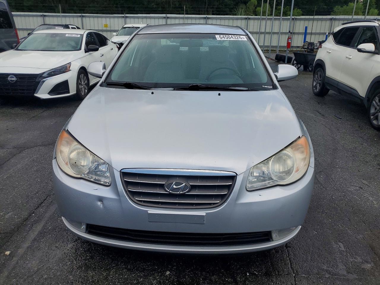 2009 Hyundai Elantra Gls Silver vin: KMHDU46D59U684133