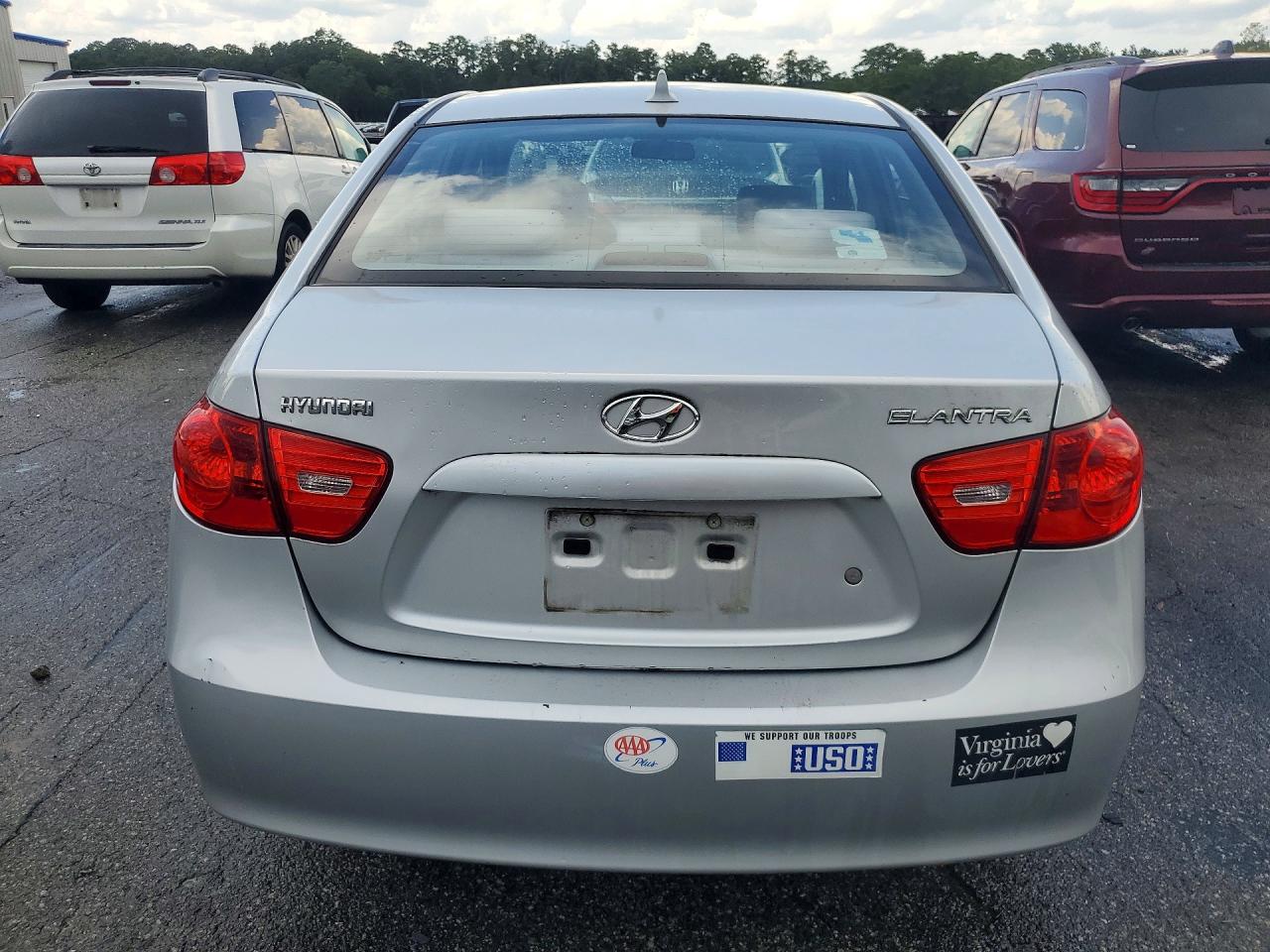 2009 Hyundai Elantra Gls Silver vin: KMHDU46D59U684133