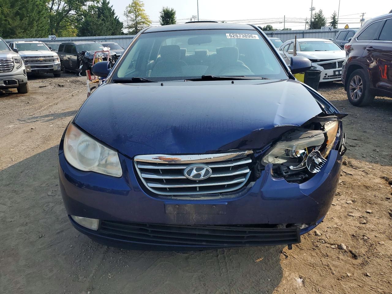 2010 Hyundai Elantra Gls Blue vin: KMHDU46D59U689669