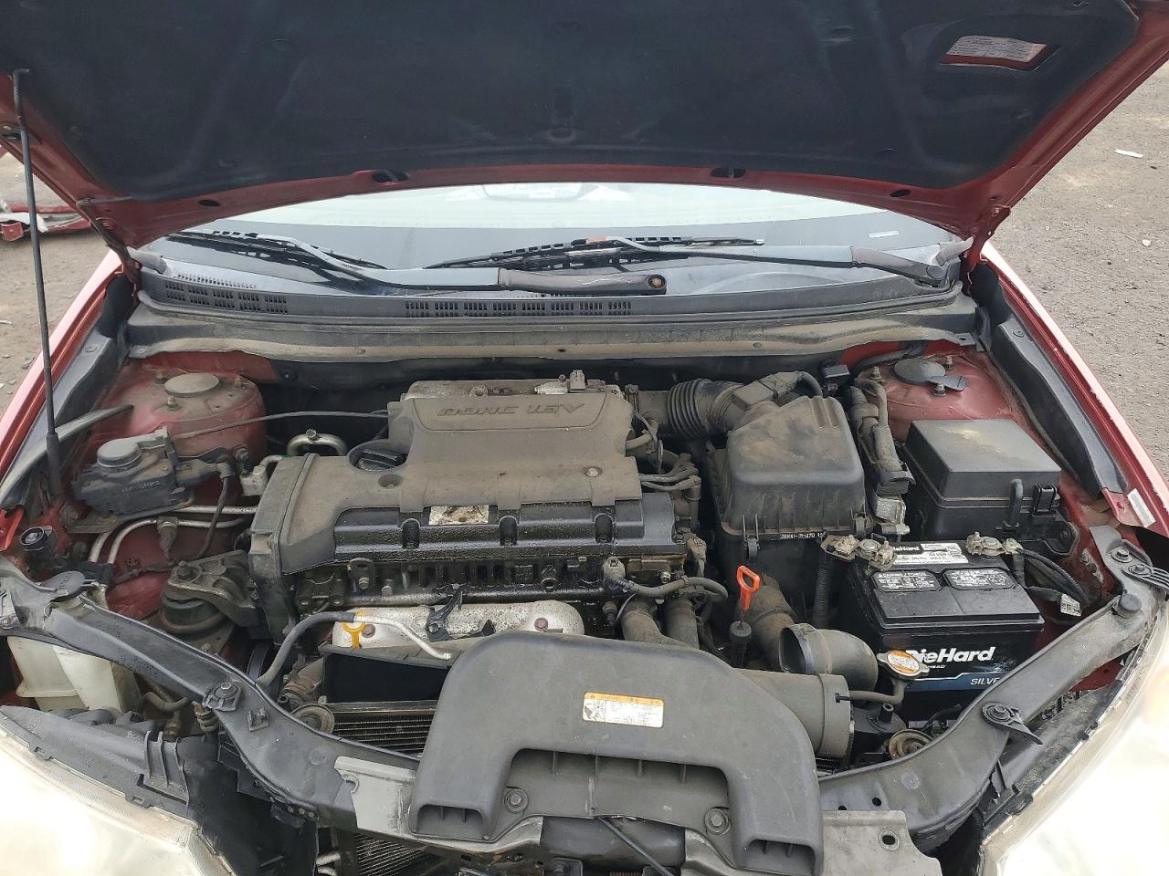 2009 Hyundai Elantra Gls Red vin: KMHDU46D59U703991