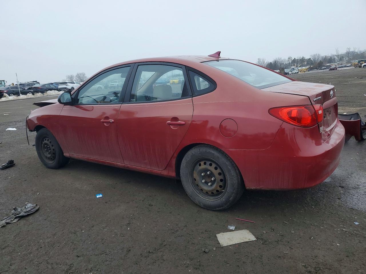 2009 Hyundai Elantra Gls Red vin: KMHDU46D59U703991