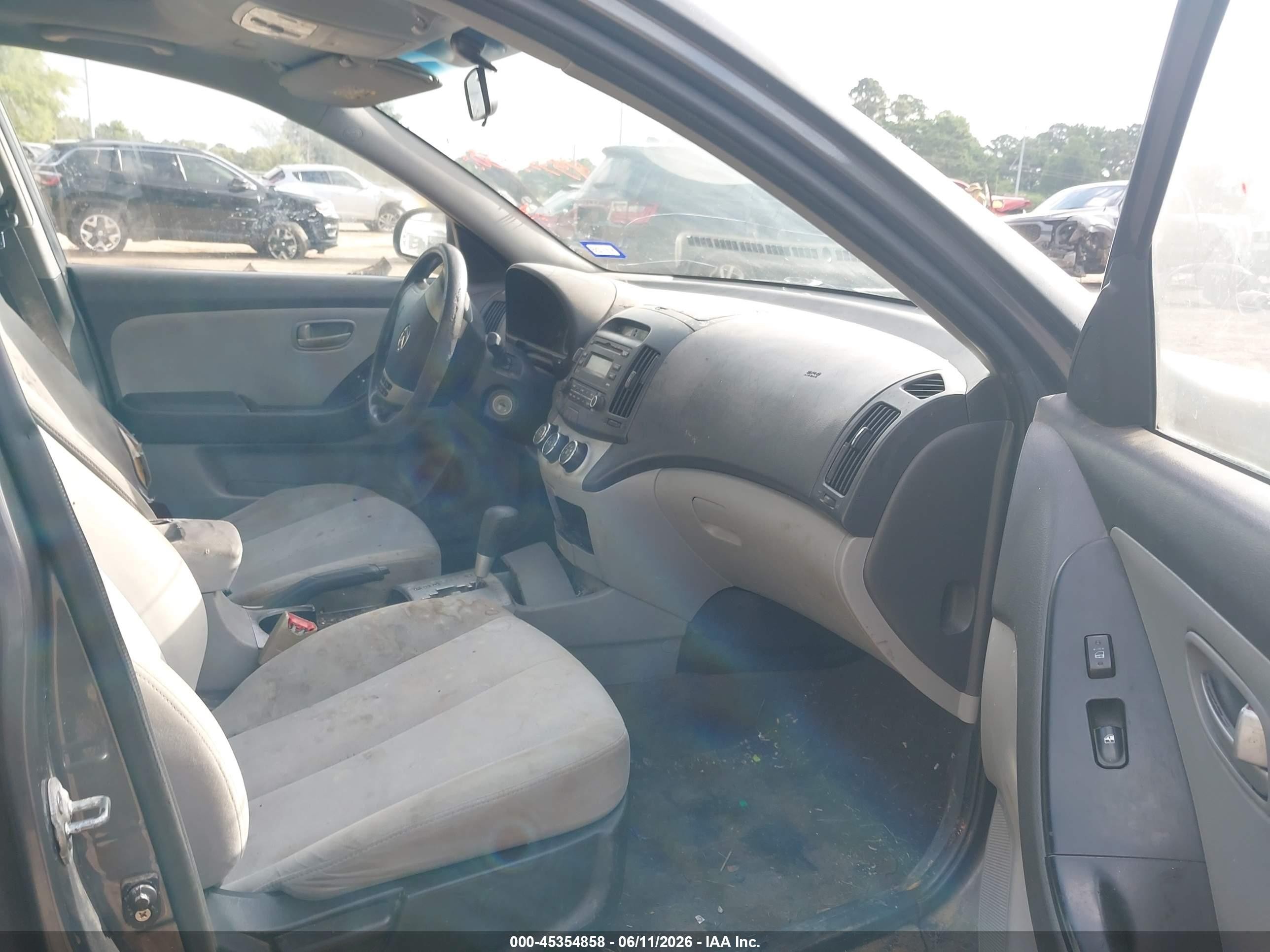 2009 Hyundai Elantra Gls Black vin: KMHDU46D59U720340