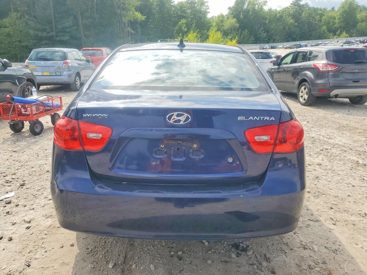 2009 Hyundai Elantra Gls Blue vin: KMHDU46D59U745299