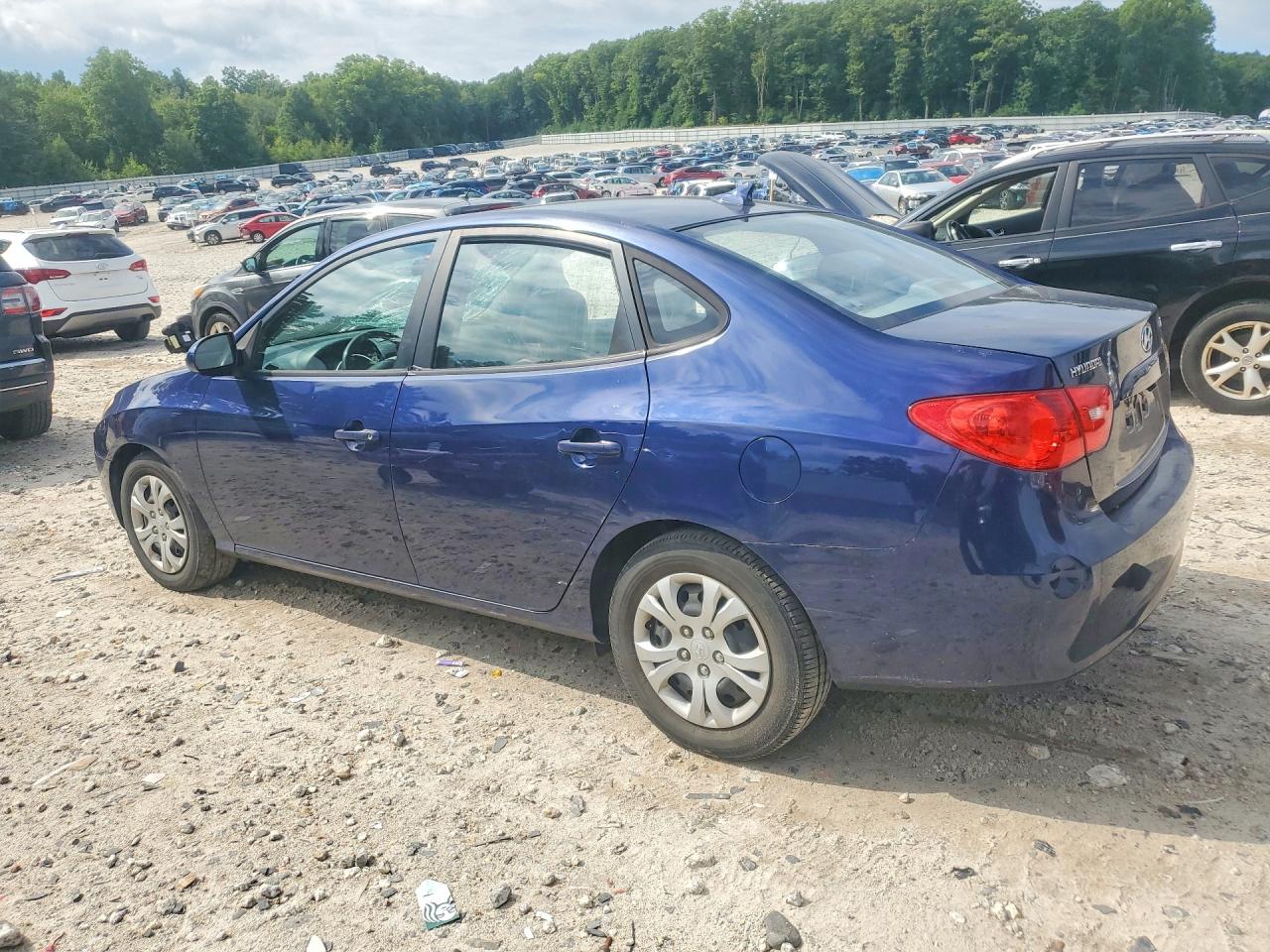 2009 Hyundai Elantra Gls Blue vin: KMHDU46D59U745299
