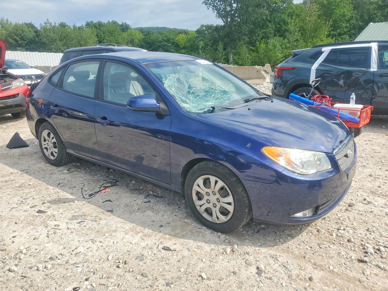 2009 Hyundai Elantra Gls Blue vin: KMHDU46D59U745299