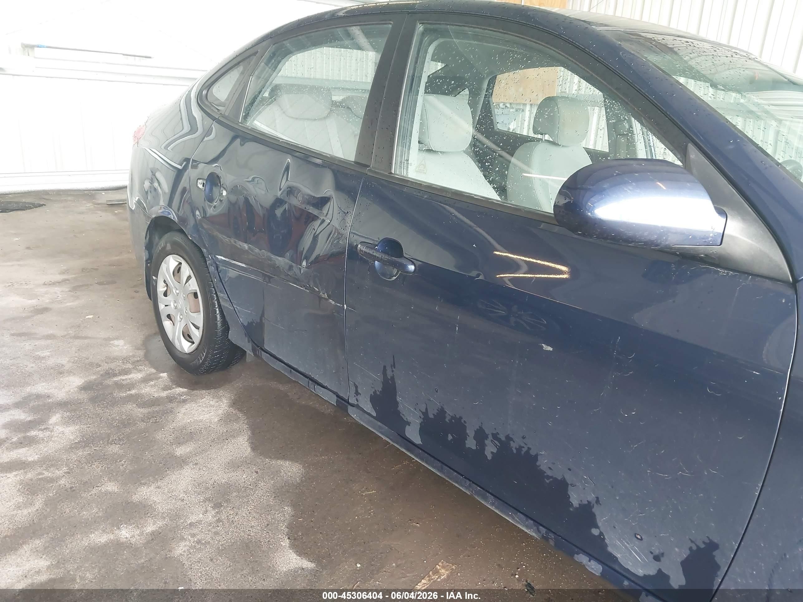 2009 Hyundai Elantra Gls Blue vin: KMHDU46D59U748381