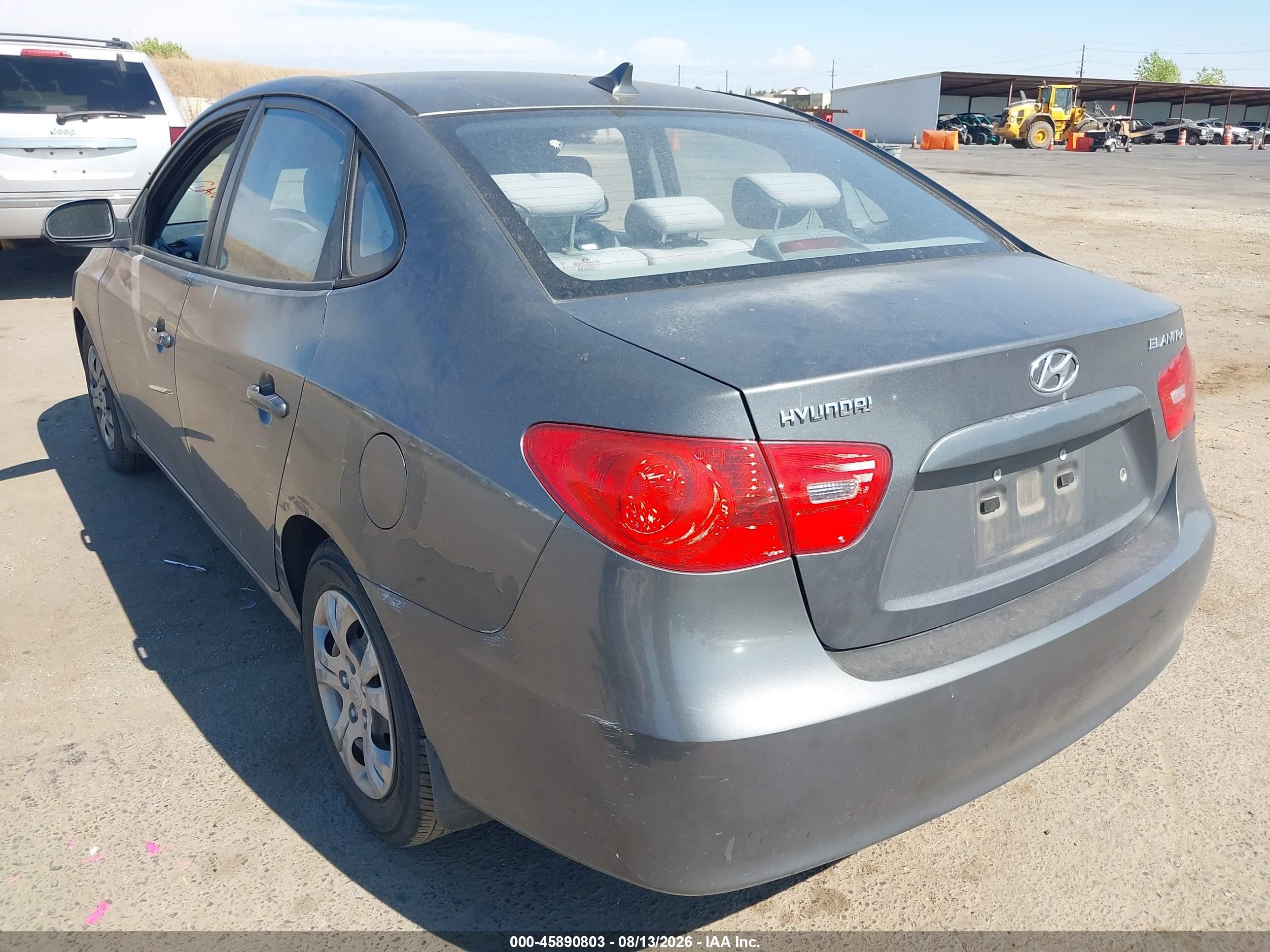 2009 Hyundai Elantra Gls Gray vin: KMHDU46D59U749918