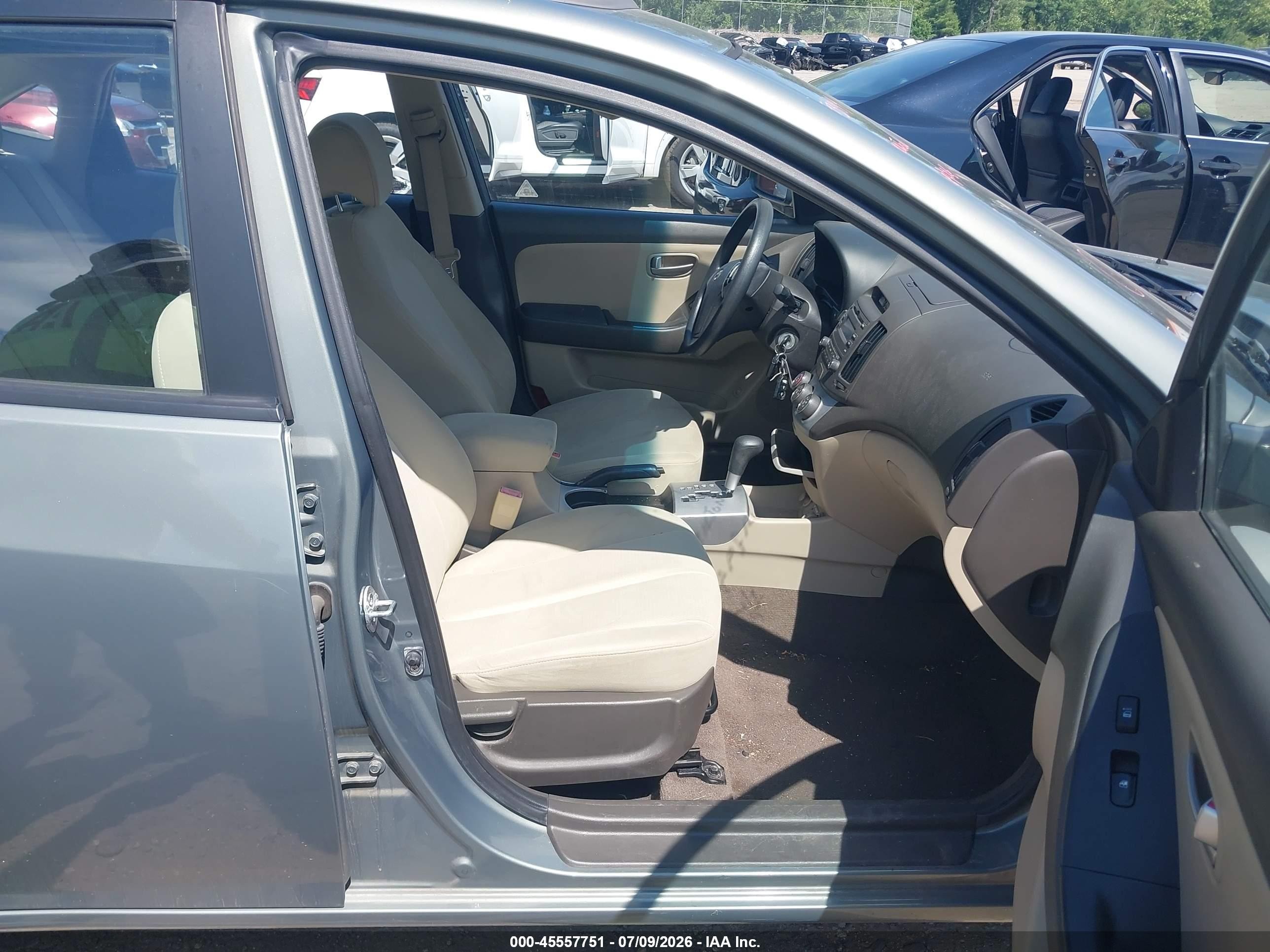 2009 Hyundai Elantra Gls Green vin: KMHDU46D59U757937