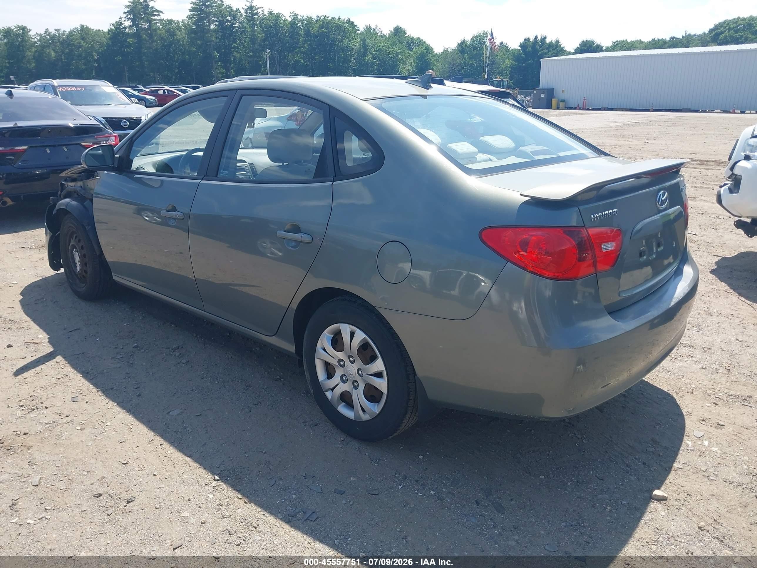 2009 Hyundai Elantra Gls Green vin: KMHDU46D59U757937
