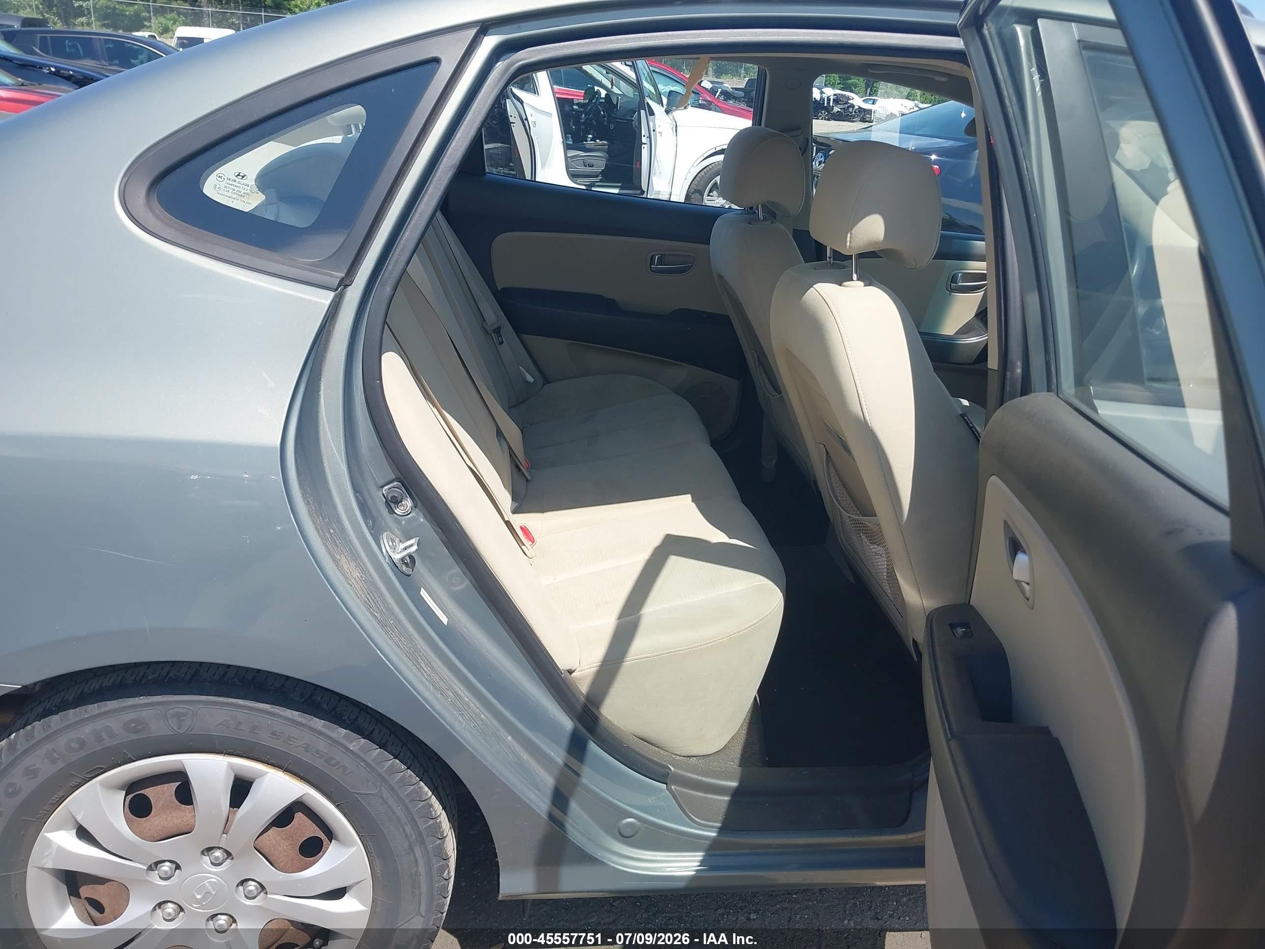 2009 Hyundai Elantra Gls Green vin: KMHDU46D59U757937