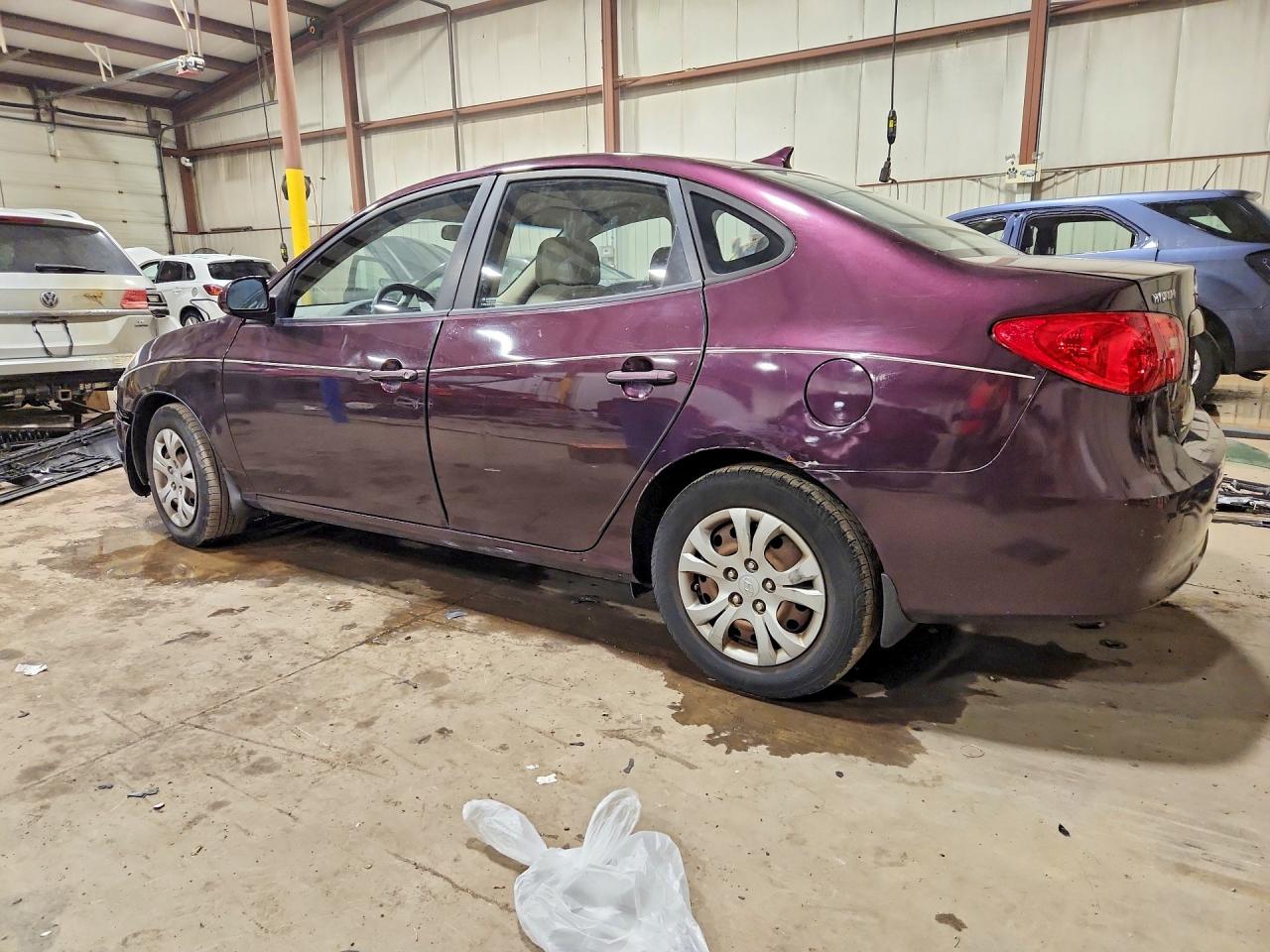 2009 Hyundai Elantra Gls Purple vin: KMHDU46D59U782854