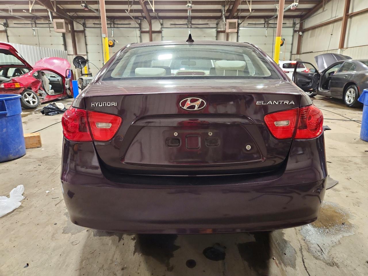 2009 Hyundai Elantra Gls Purple vin: KMHDU46D59U782854