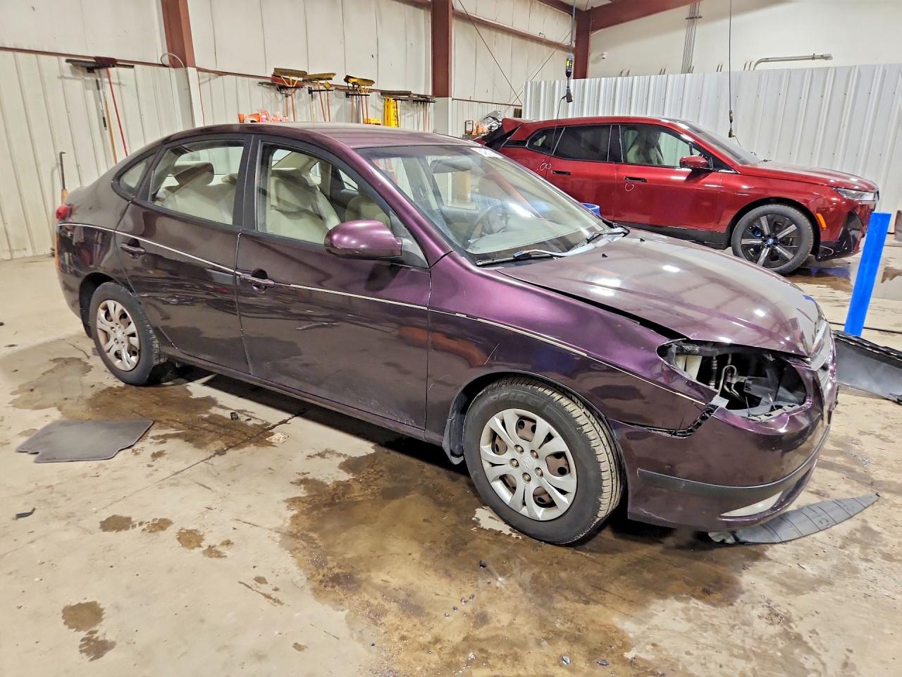 2009 Hyundai Elantra Gls Purple vin: KMHDU46D59U782854