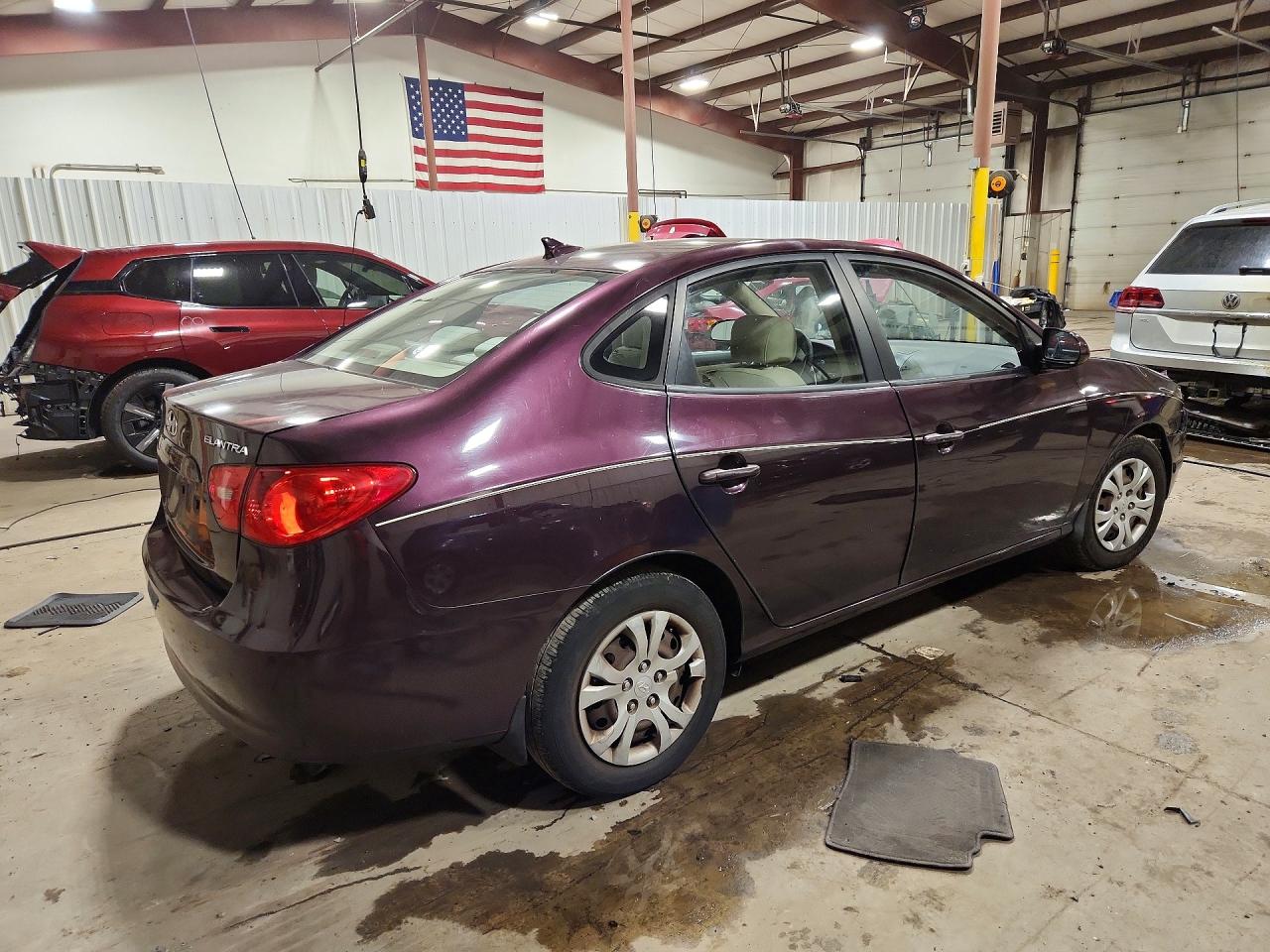 2009 Hyundai Elantra Gls Purple vin: KMHDU46D59U782854