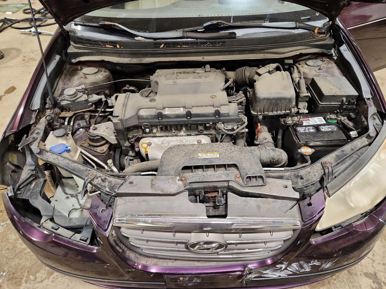 2009 Hyundai Elantra Gls Purple vin: KMHDU46D59U782854
