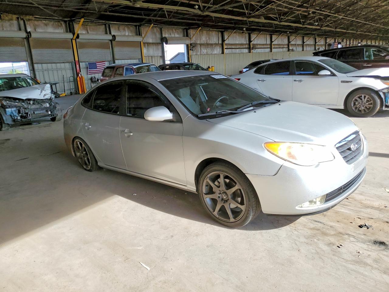 2009 Hyundai Elantra Gls Silver vin: KMHDU46D59U800317