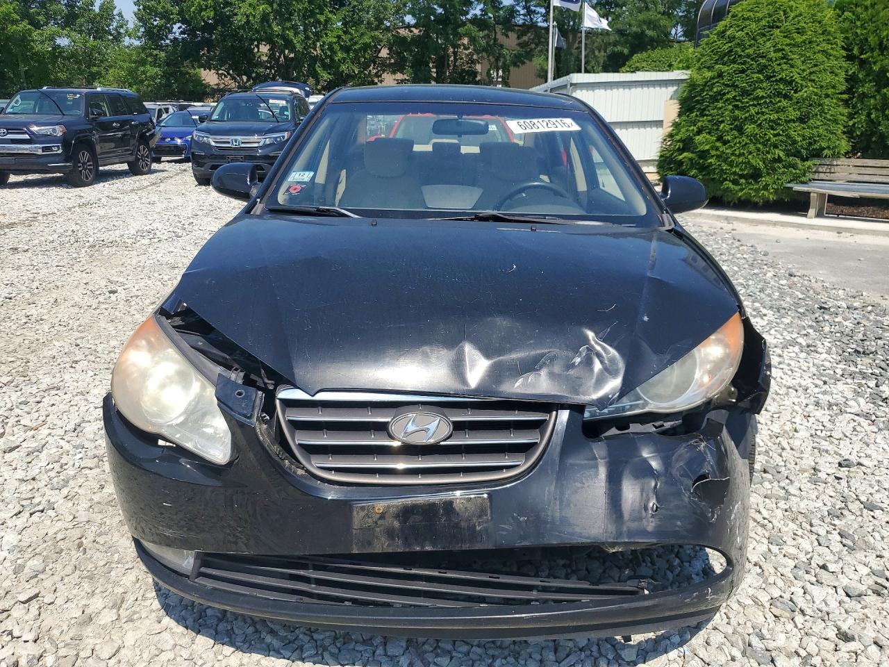 2009 Hyundai Elantra Gls Black vin: KMHDU46D59U806151