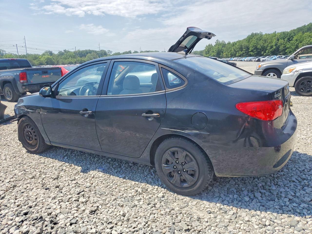 2009 Hyundai Elantra Gls Black vin: KMHDU46D59U806151