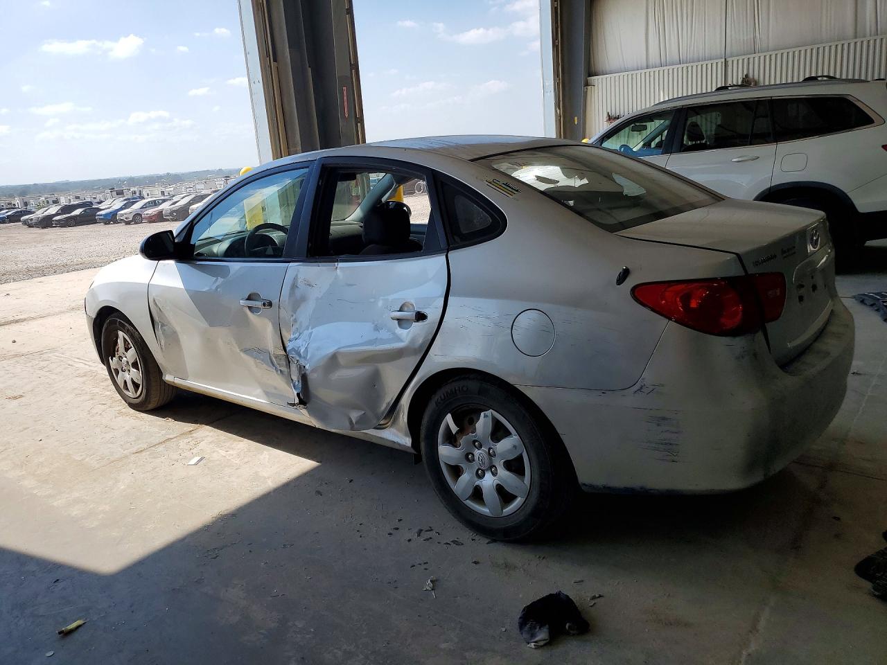 2007 Hyundai Elantra Gls Silver vin: KMHDU46D67U031372