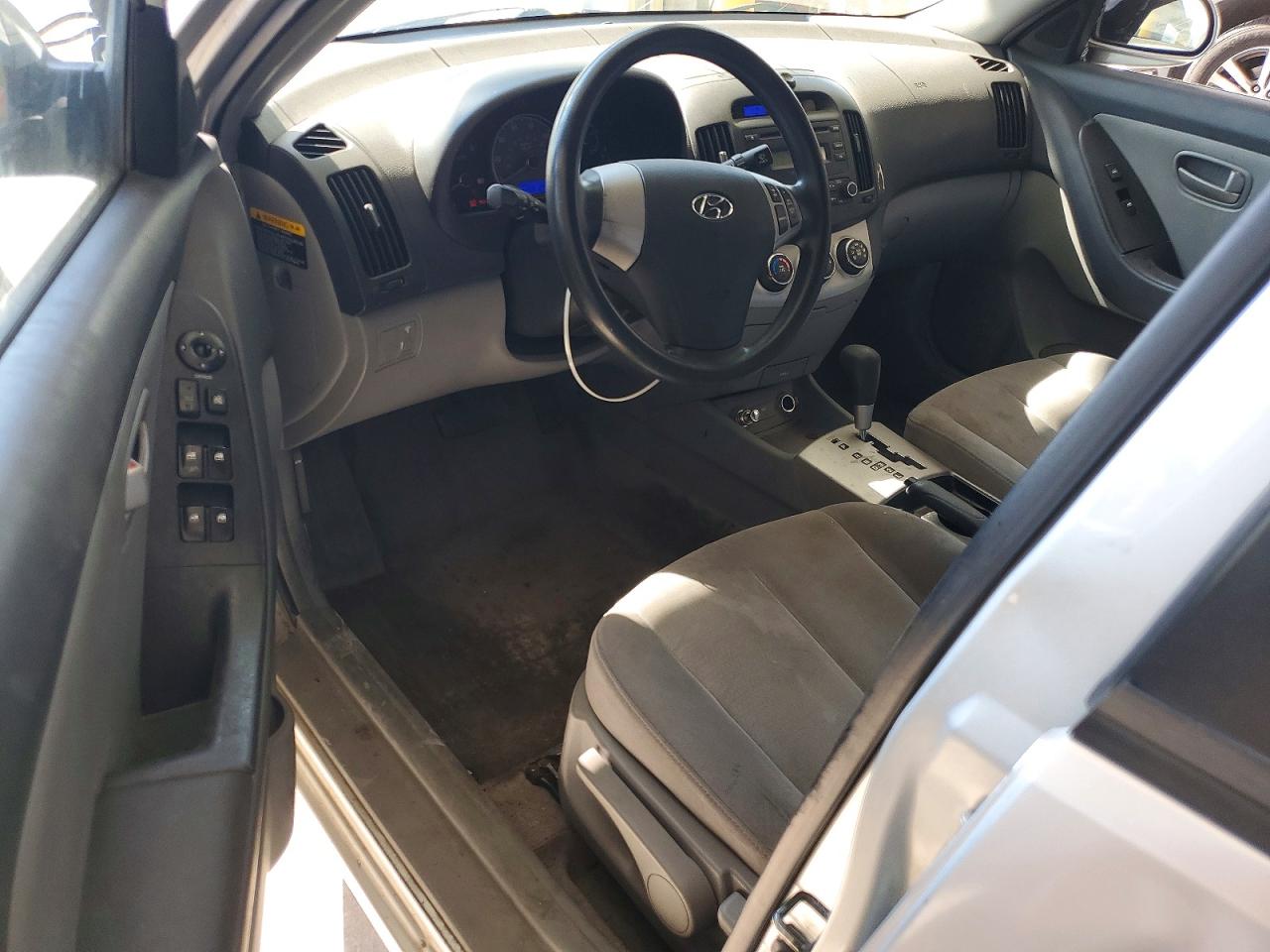 2007 Hyundai Elantra Gls Silver vin: KMHDU46D67U031372