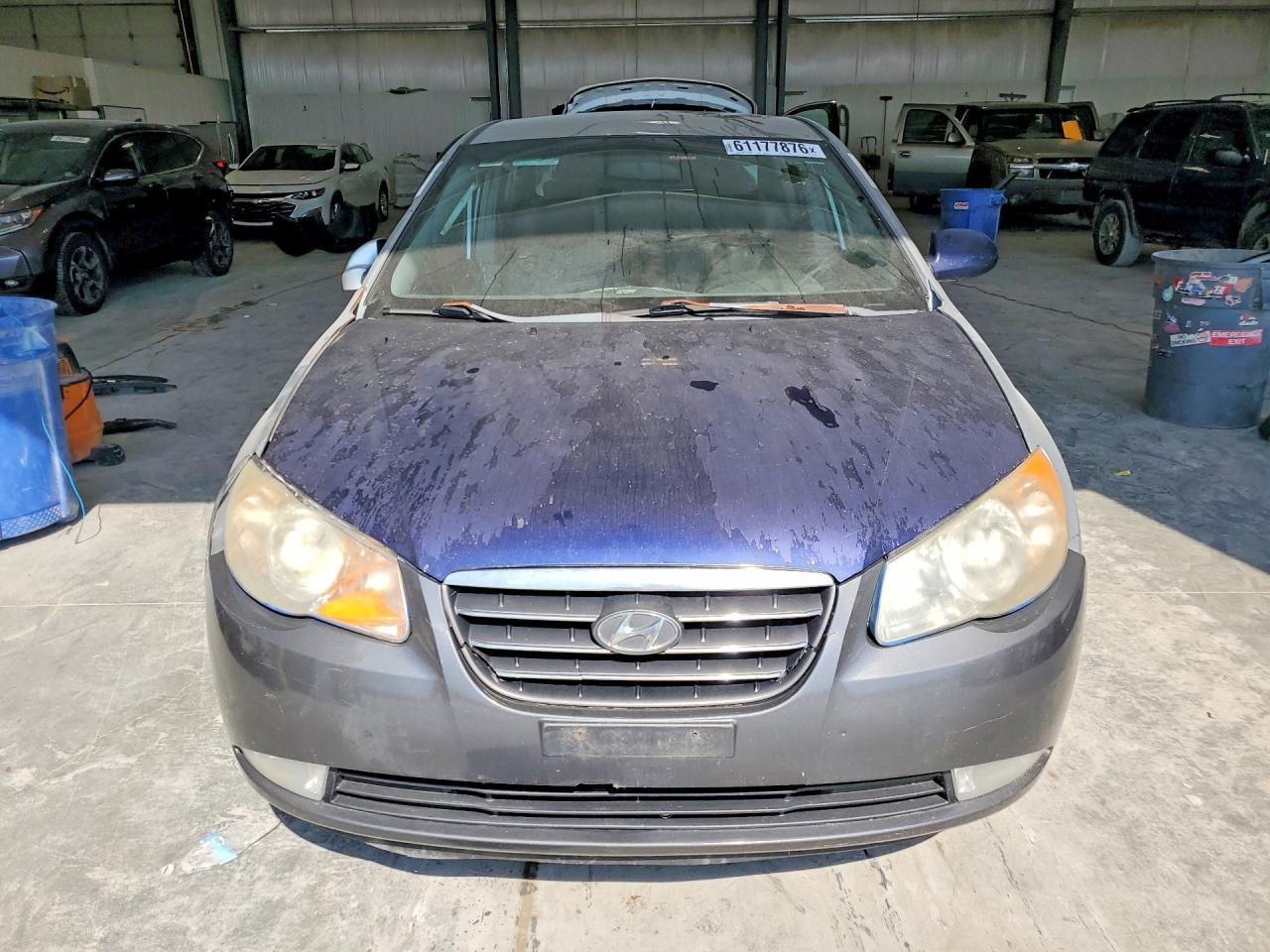 2007 Hyundai Elantra Gls Silver vin: KMHDU46D67U031372