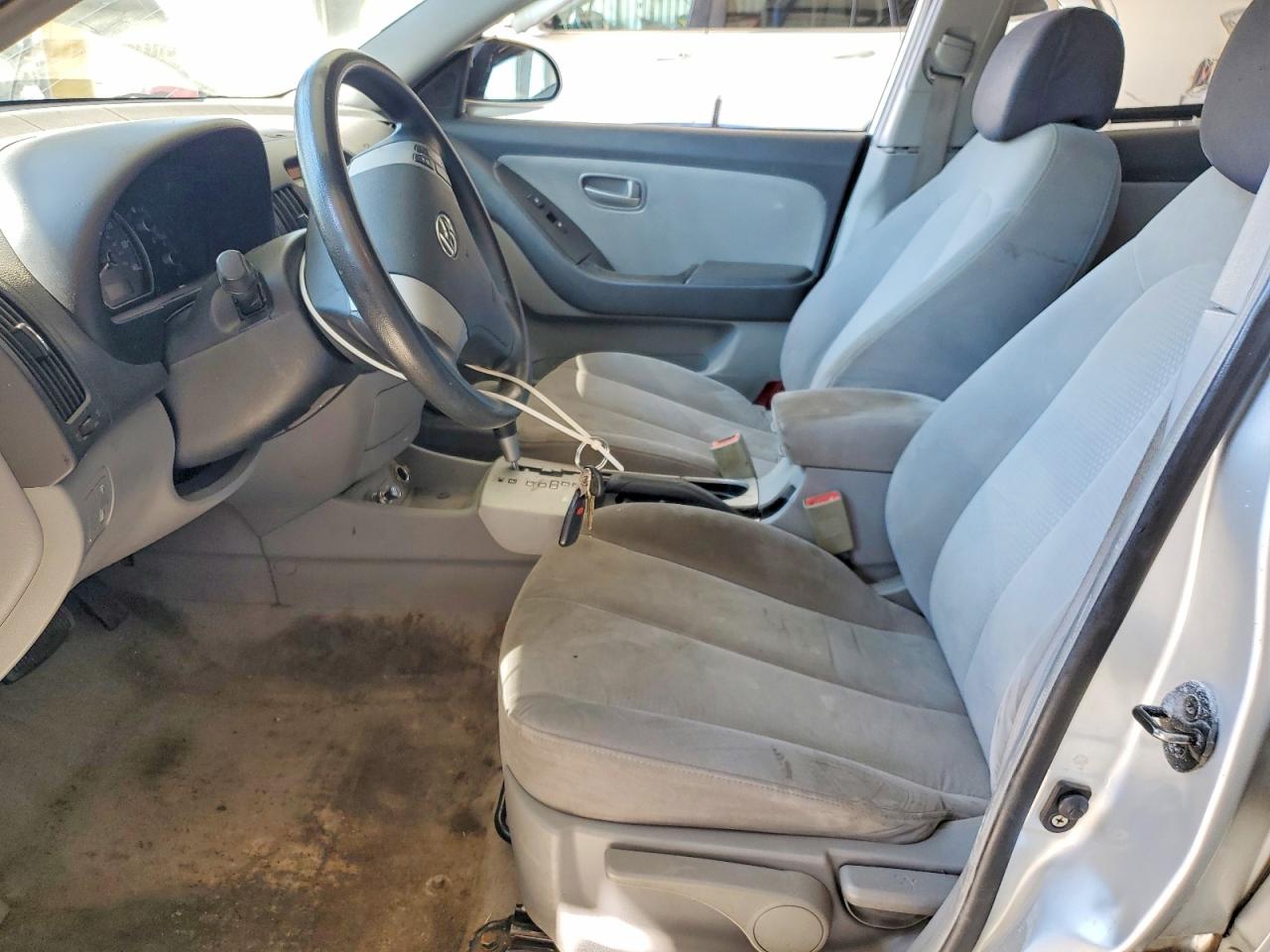 2007 Hyundai Elantra Gls Silver vin: KMHDU46D67U031372