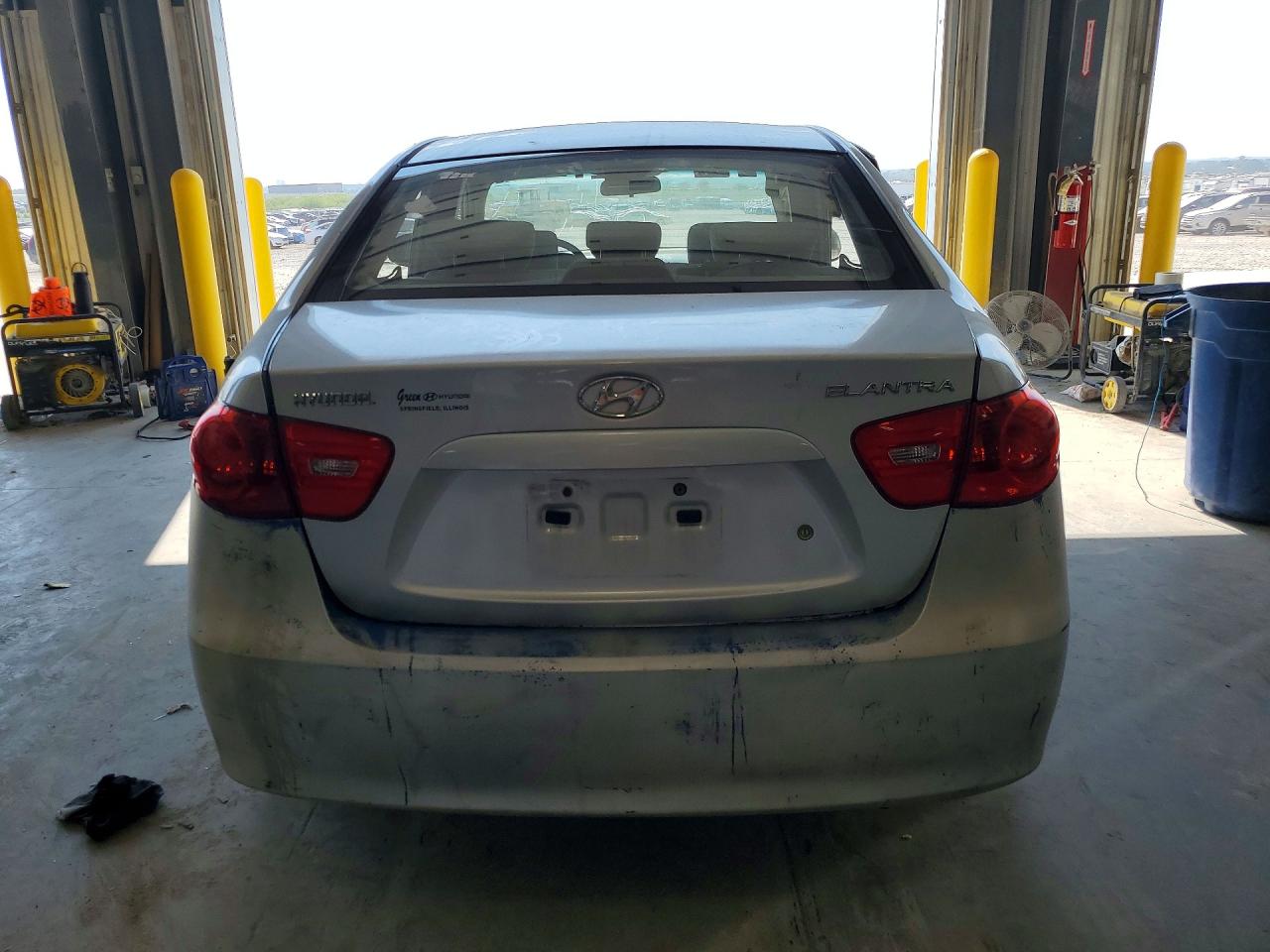 2007 Hyundai Elantra Gls Silver vin: KMHDU46D67U031372