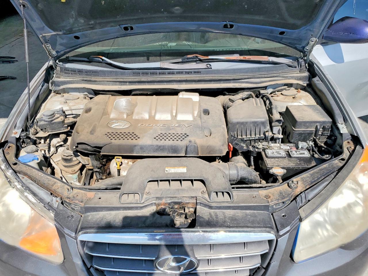 2007 Hyundai Elantra Gls Silver vin: KMHDU46D67U031372