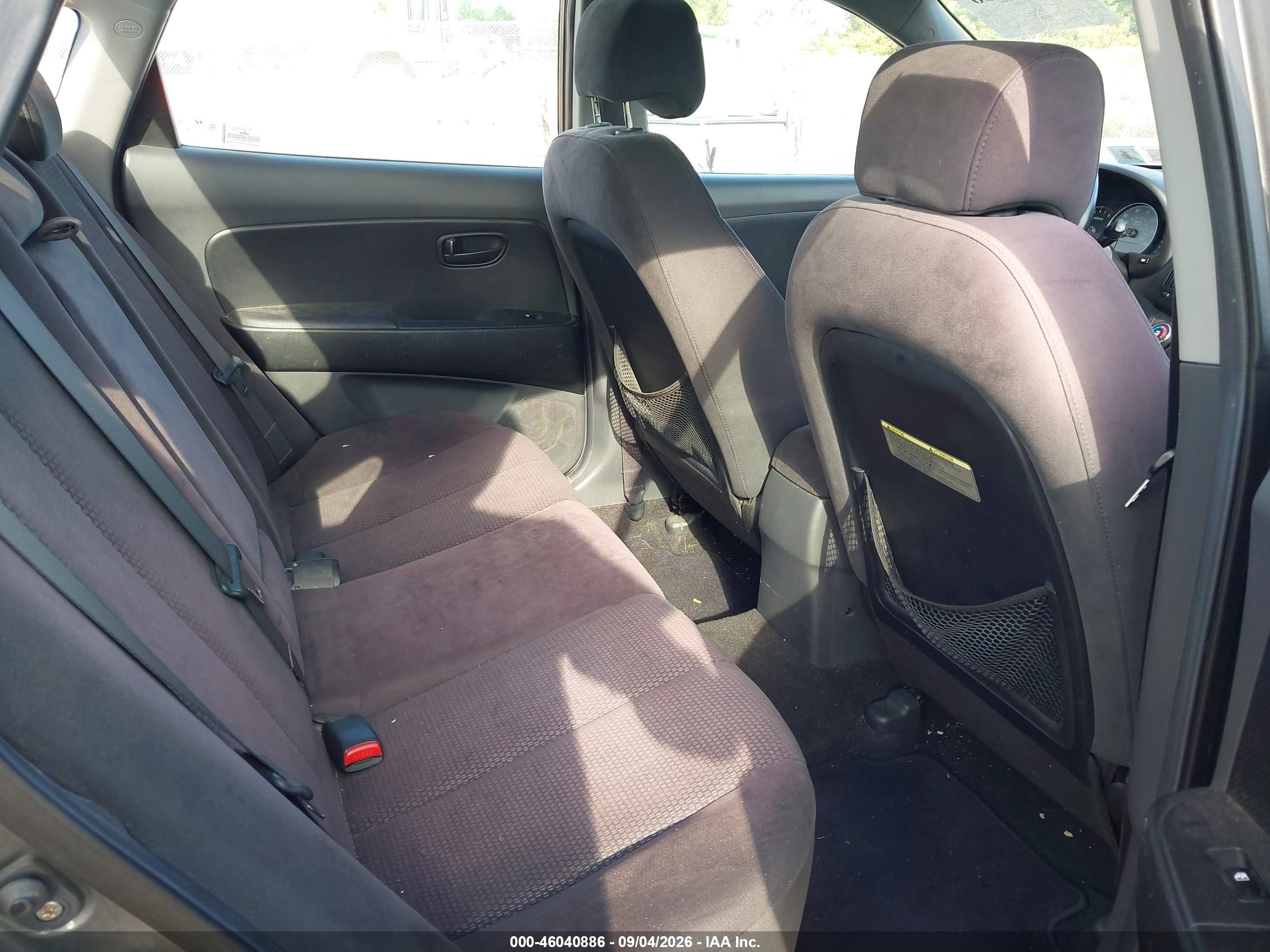 2007 Hyundai Elantra Gls/limited/se Серый vin: KMHDU46D67U033428