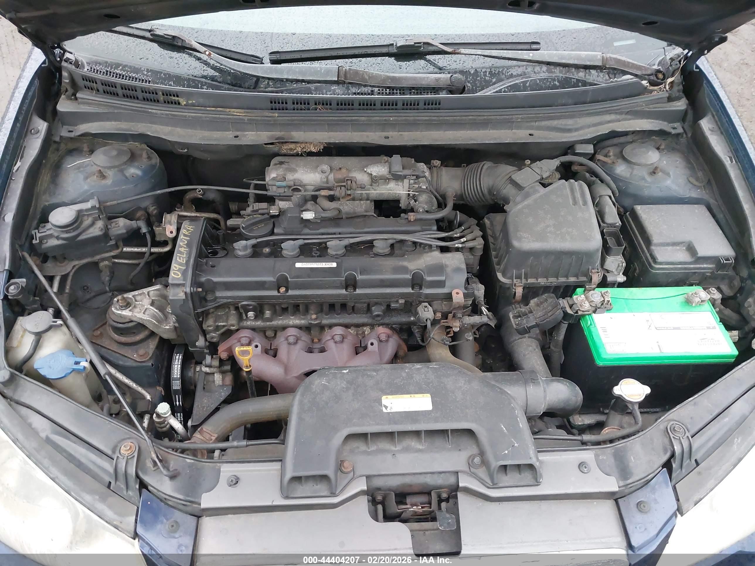 2007 Hyundai Elantra Gls/limited/se Blue vin: KMHDU46D67U065408