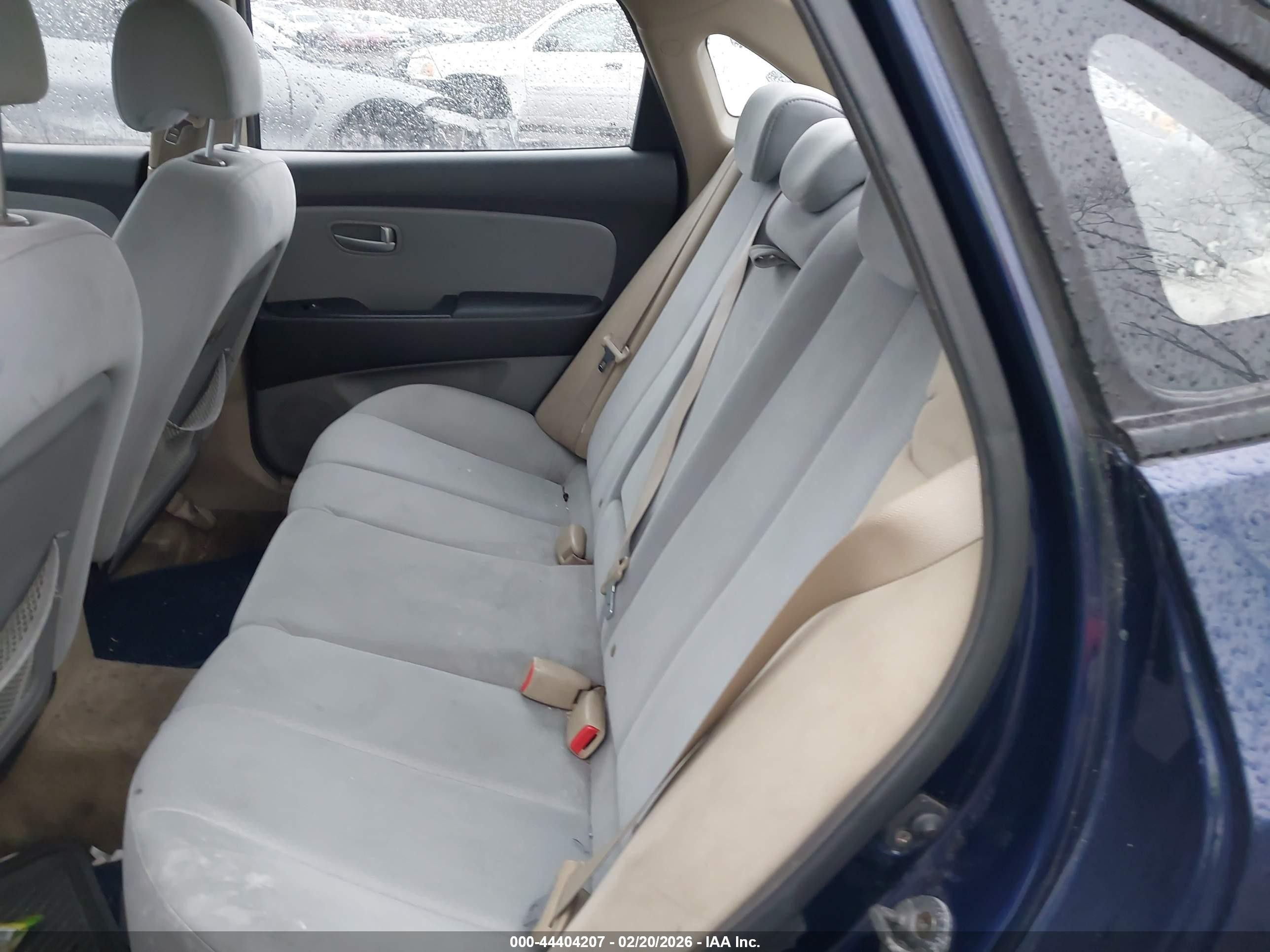 2007 Hyundai Elantra Gls/limited/se Blue vin: KMHDU46D67U065408