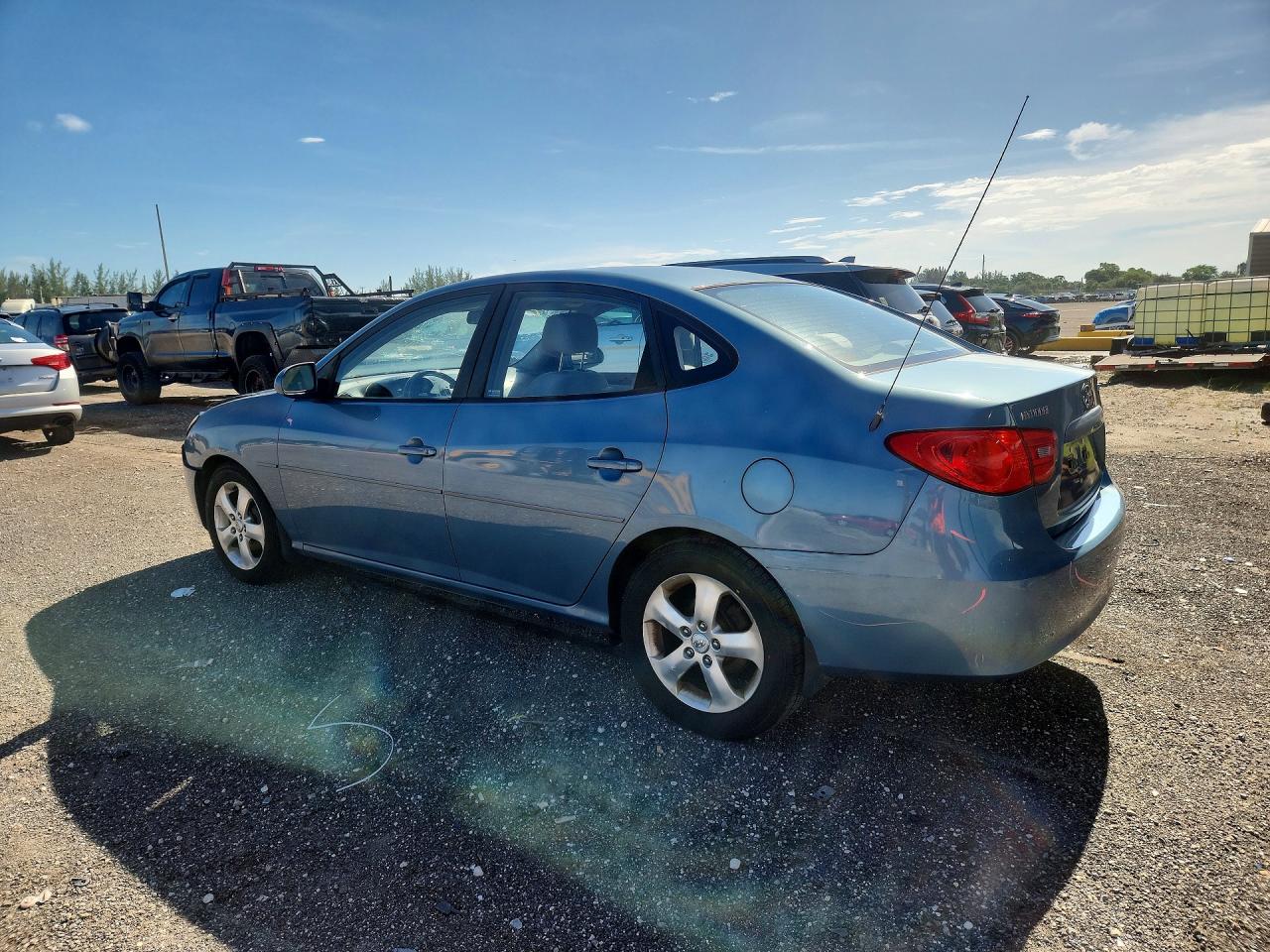2007 Hyundai Elantra Gls Turquoise vin: KMHDU46D67U072567