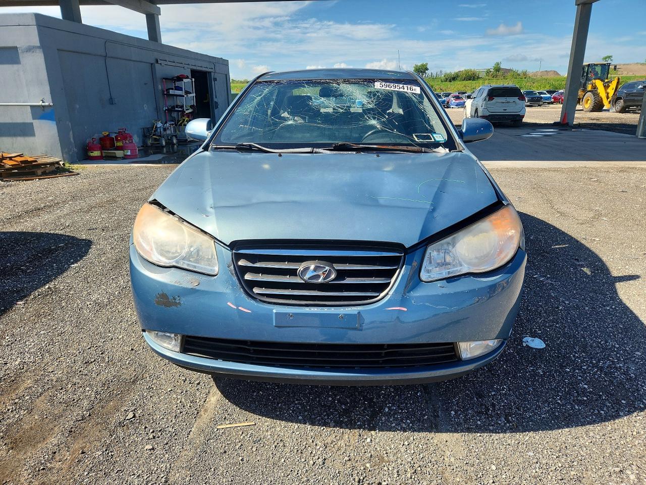 2007 Hyundai Elantra Gls Turquoise vin: KMHDU46D67U072567