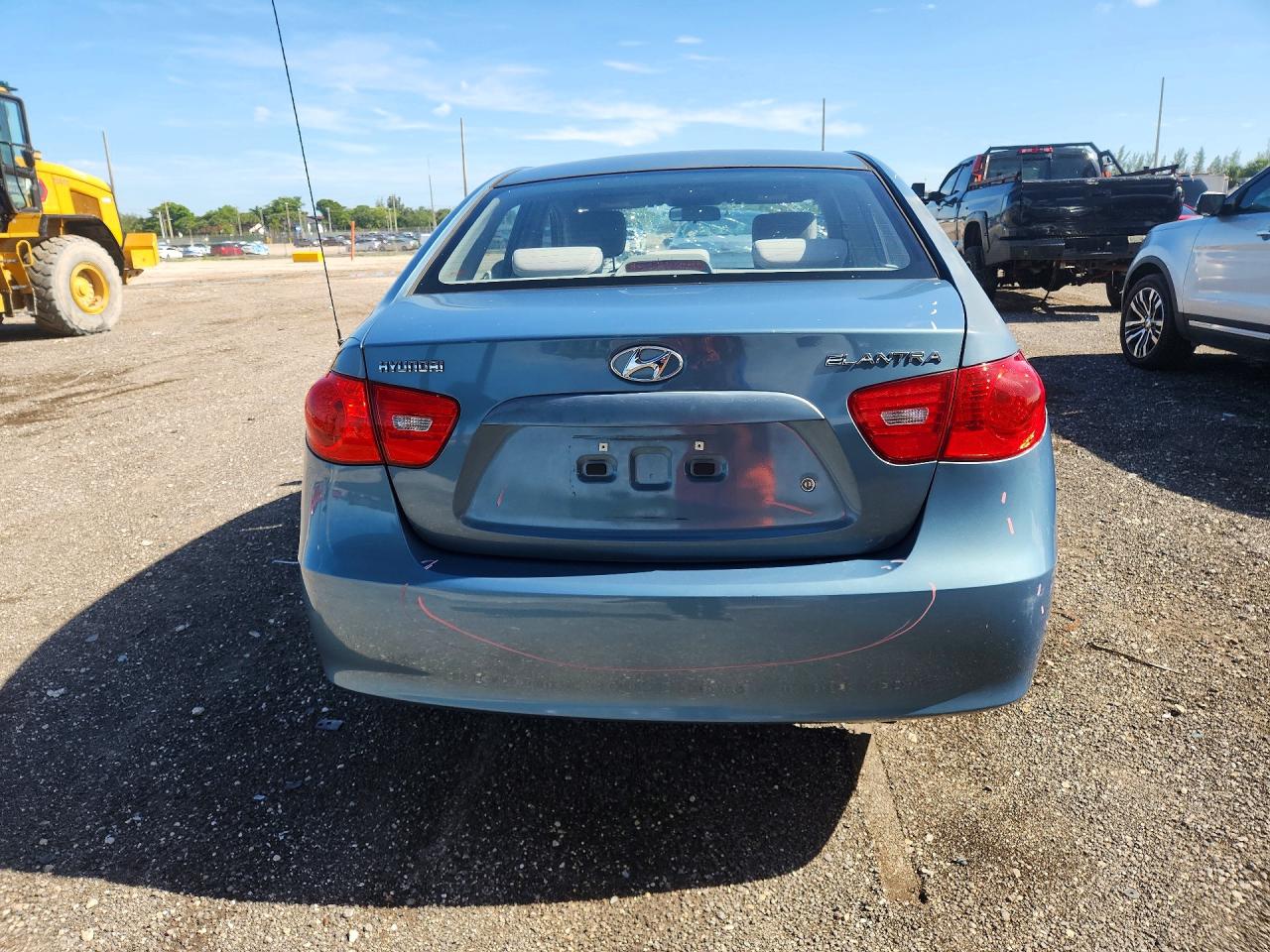 2007 Hyundai Elantra Gls Turquoise vin: KMHDU46D67U072567