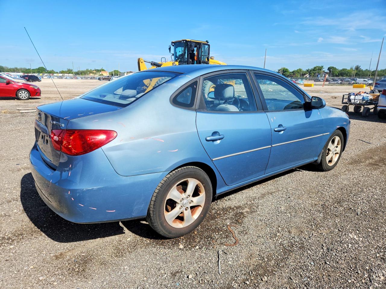 2007 Hyundai Elantra Gls Turquoise vin: KMHDU46D67U072567