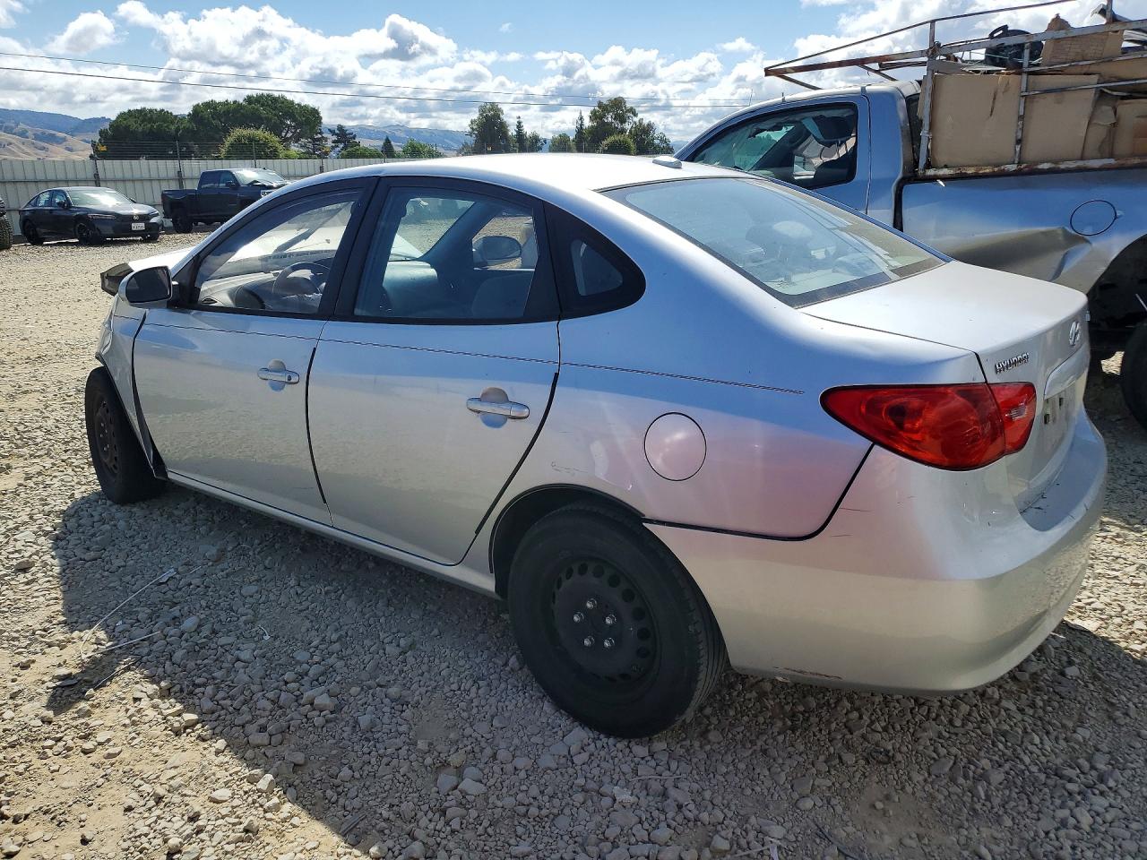 2007 Hyundai Elantra Gls Gray vin: KMHDU46D67U094018