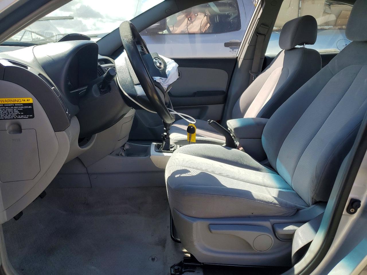 2007 Hyundai Elantra Gls Gray vin: KMHDU46D67U094018