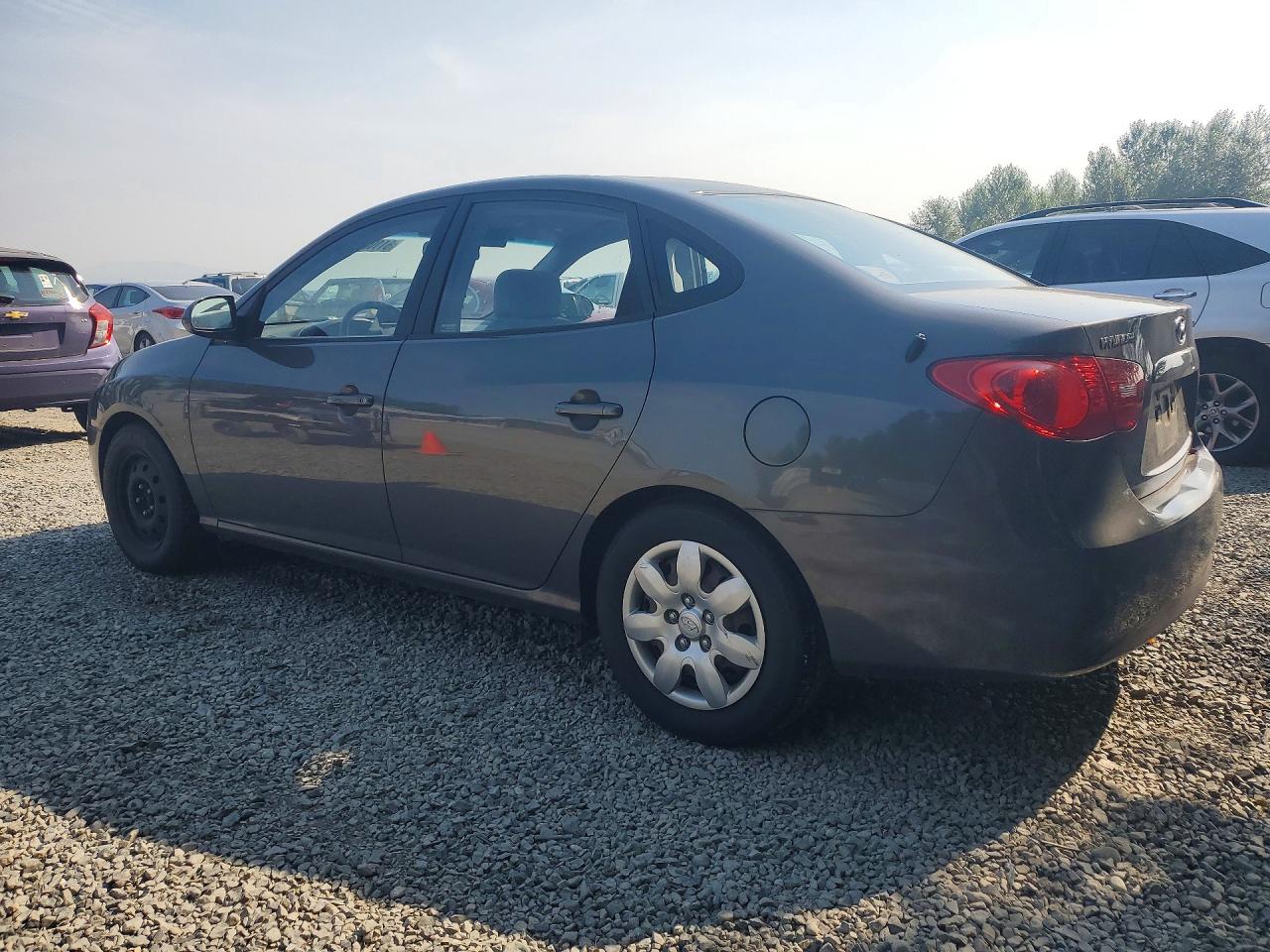 2007 Hyundai Elantra Gls Gray vin: KMHDU46D67U097808