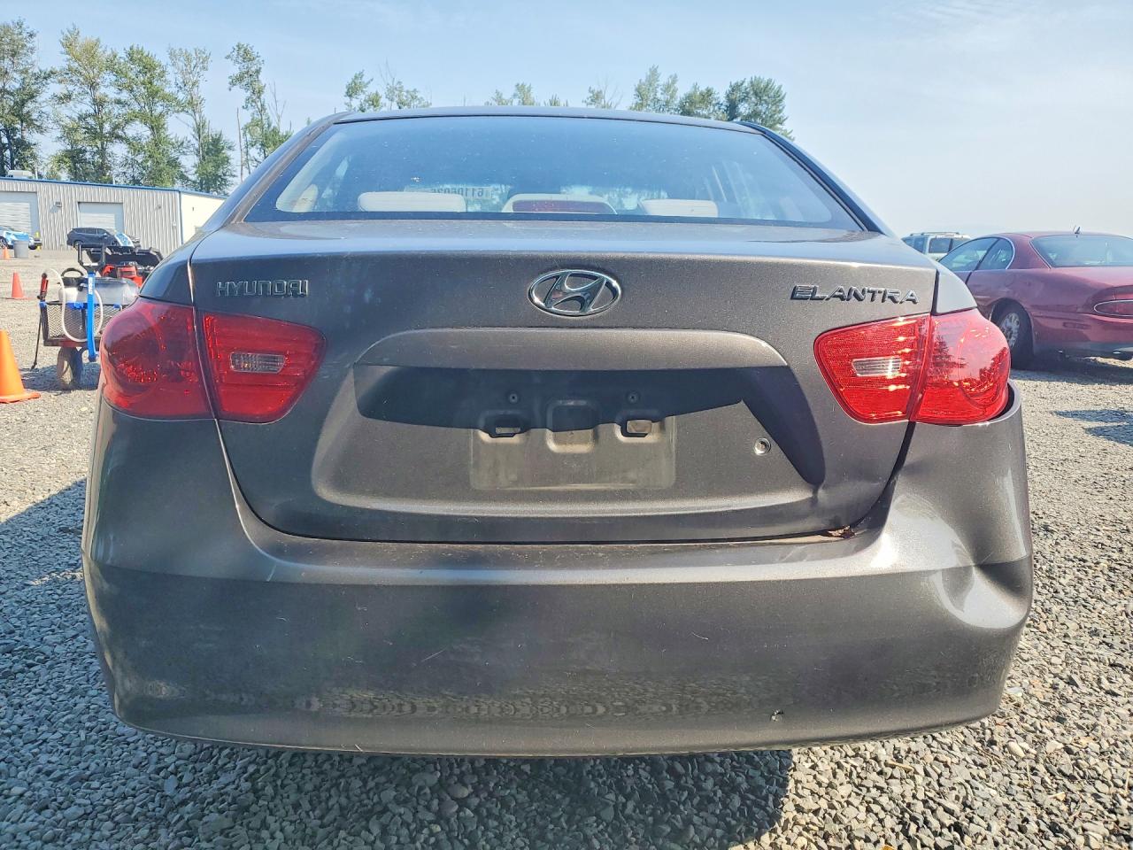 2007 Hyundai Elantra Gls Gray vin: KMHDU46D67U097808