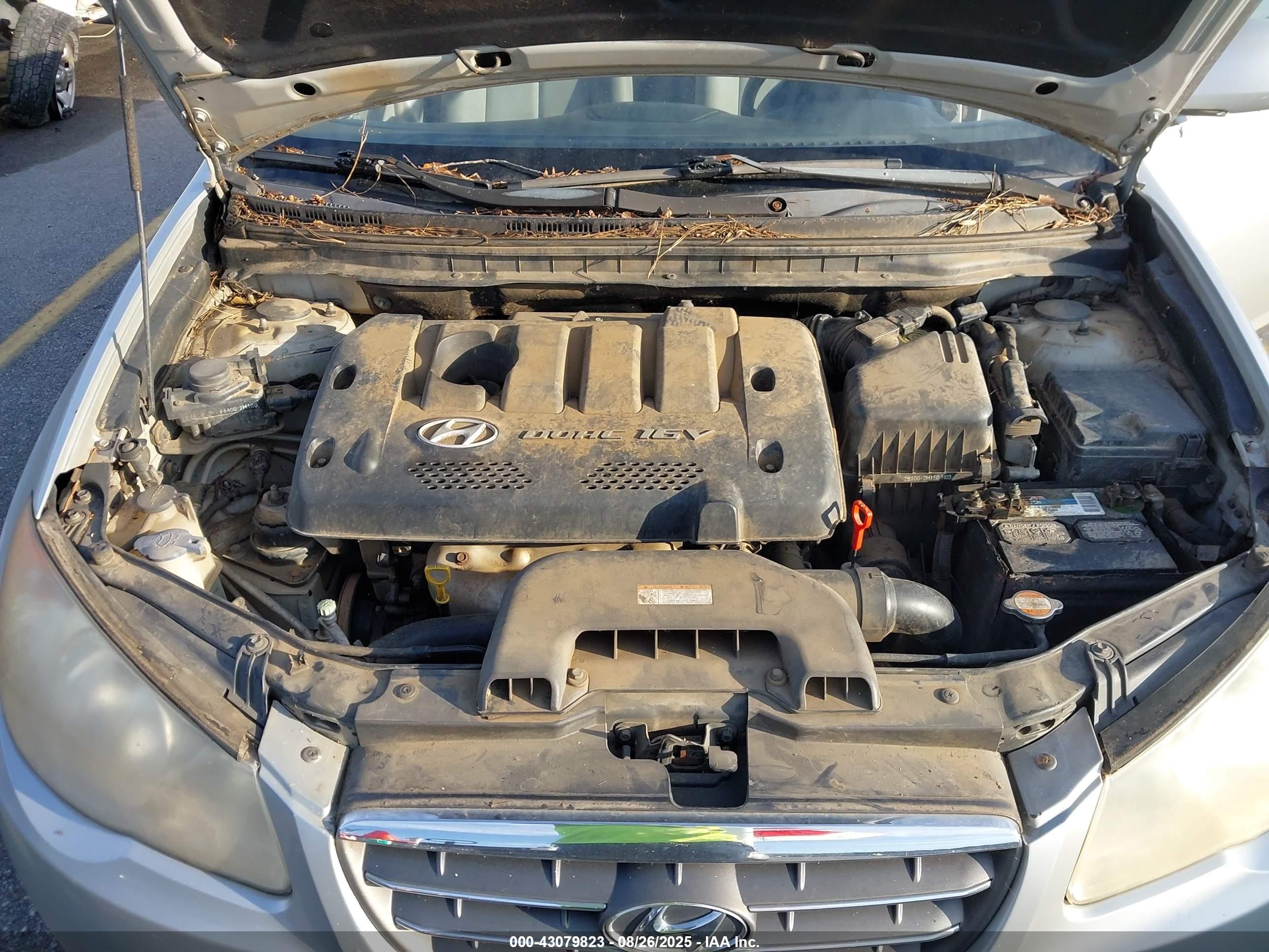 2007 Hyundai Elantra Gls/limited/se Silver vin: KMHDU46D67U151026