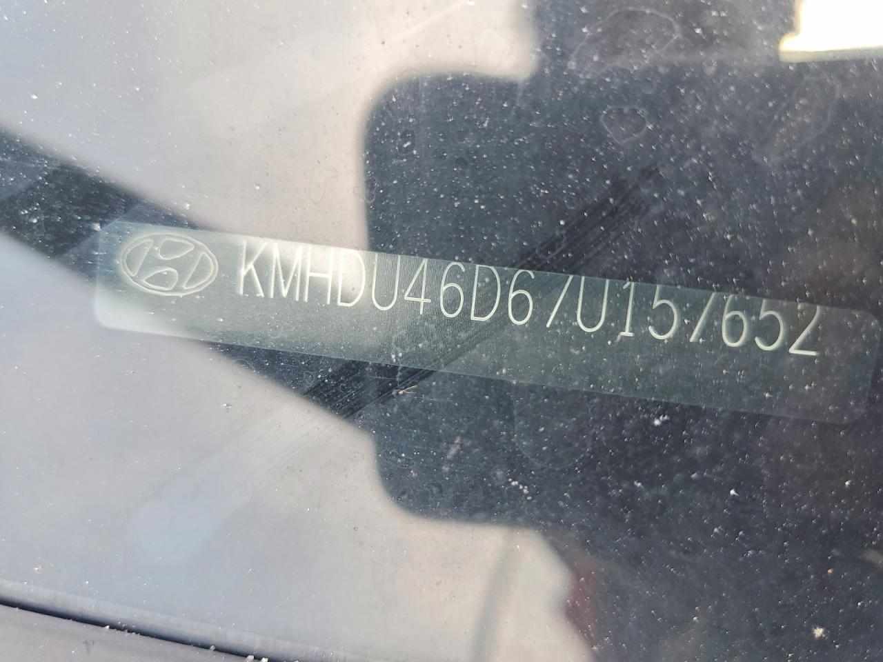 2007 Hyundai Elantra Gls Gray vin: KMHDU46D67U157652