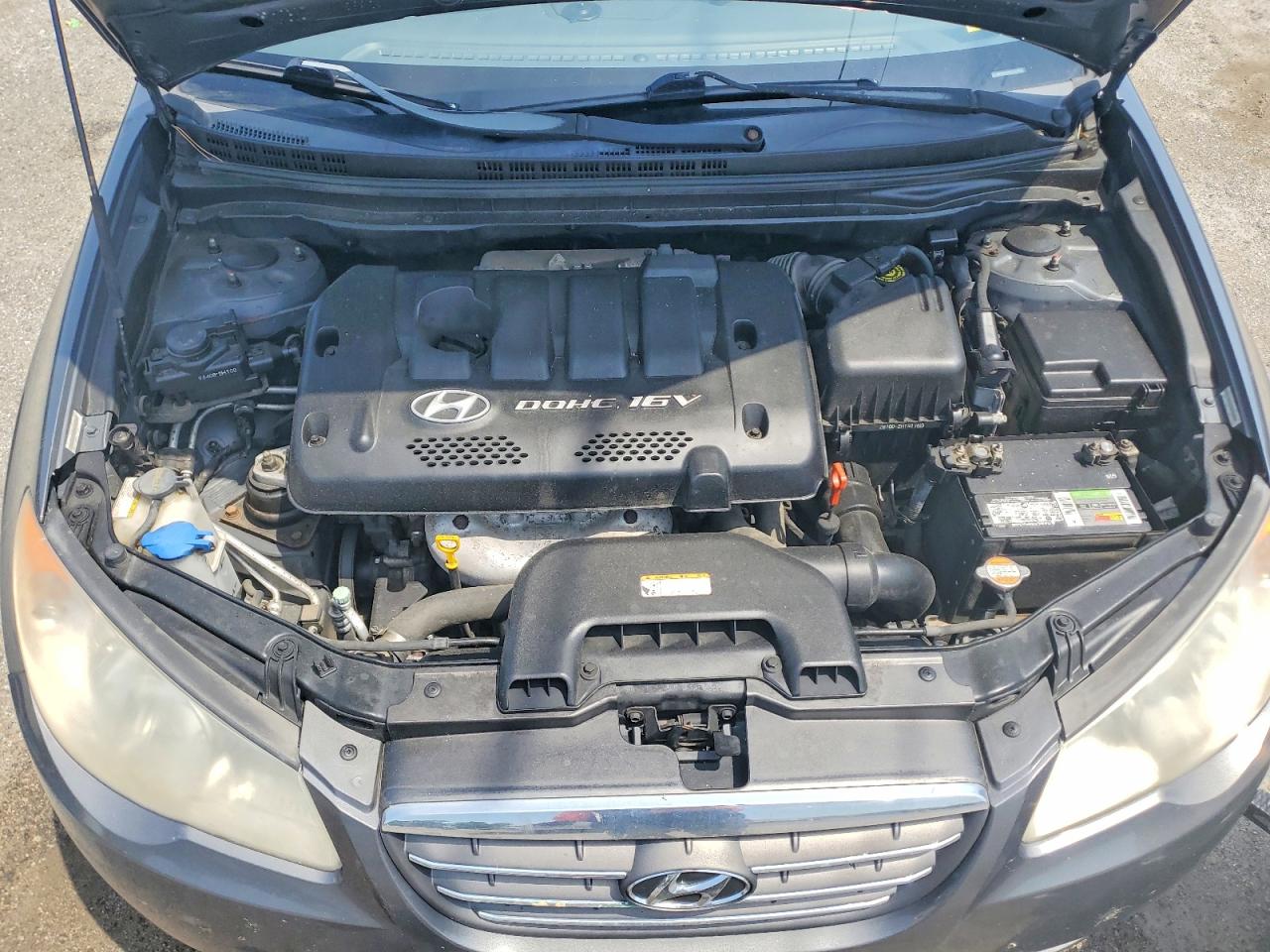 2007 Hyundai Elantra Gls Gray vin: KMHDU46D67U157652