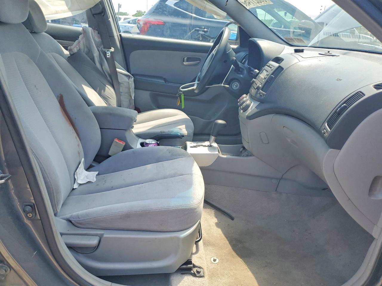 2007 Hyundai Elantra Gls Gray vin: KMHDU46D67U157652