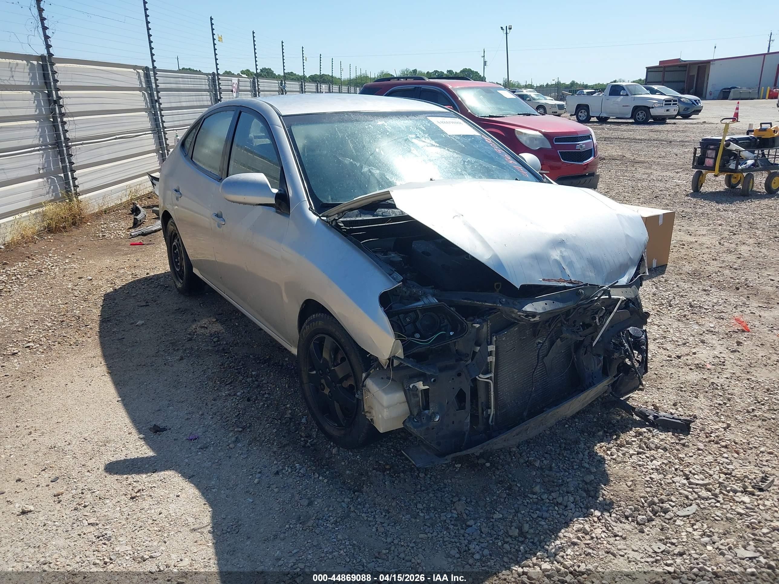2007 Hyundai Elantra Gls/limited/se Серый vin: KMHDU46D67U180168