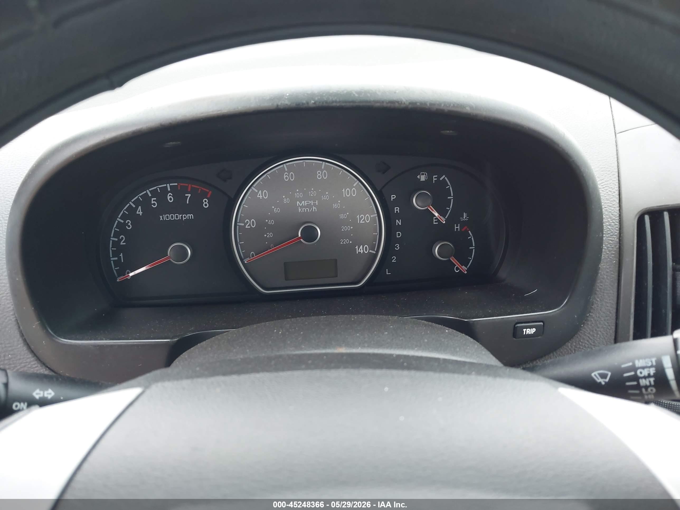 2007 Hyundai Elantra Gls/limited/se Purple vin: KMHDU46D67U214738
