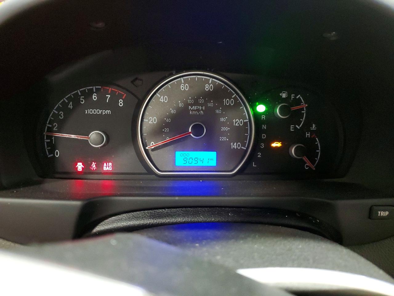 2007 Hyundai Elantra Gls/se/limited Red vin: KMHDU46D67U254821