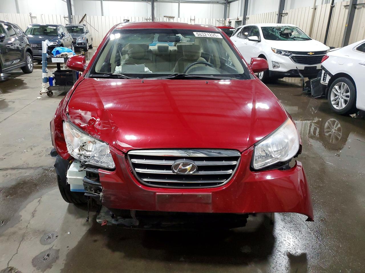 2007 Hyundai Elantra Gls/se/limited Red vin: KMHDU46D67U254821