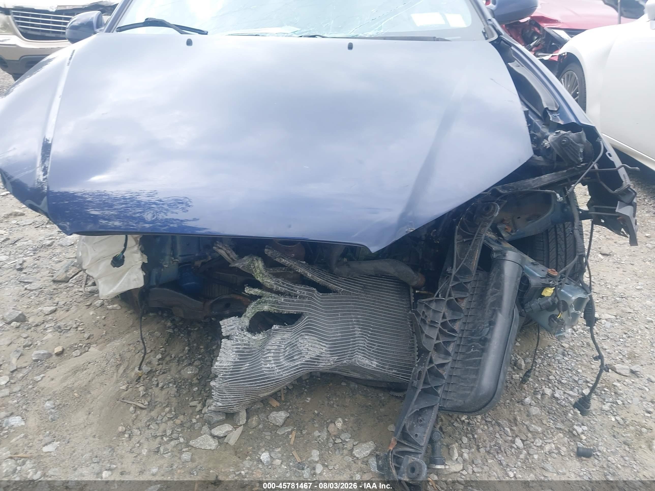 2008 Hyundai Elantra Gls/se Blue vin: KMHDU46D68U328949